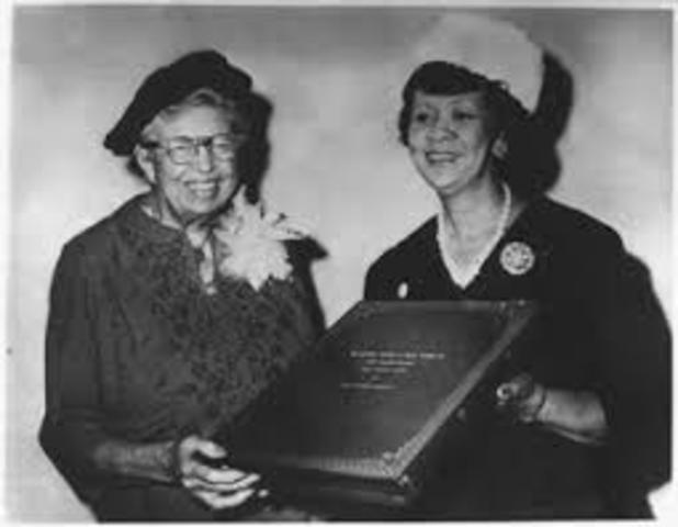 Eleanor Roosevelt’s interest in Civil Rights