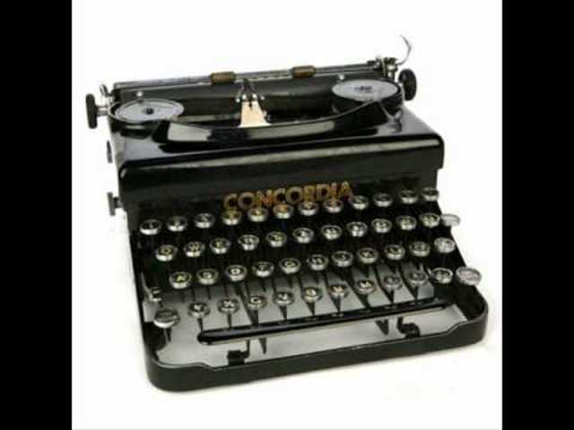 la maquina de escribir