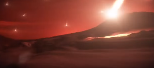 Primera lluvia de meteoritos