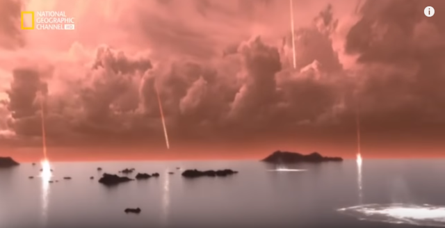 La segunda gran lluvia de meoritos