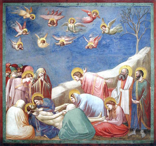 Medieval TRANSITION Renaissance - "Lamentation", Giotto di Bondone, Arena Chapel