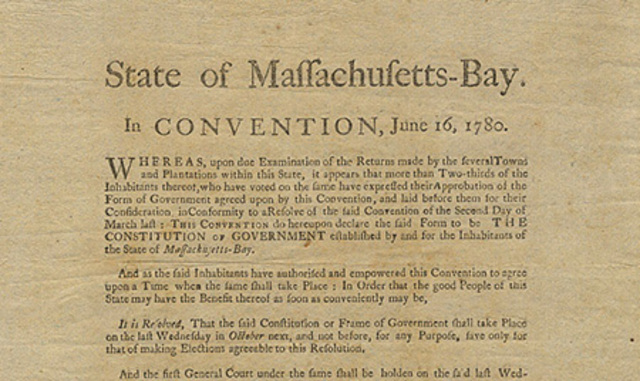 The Massachusetts Constitution