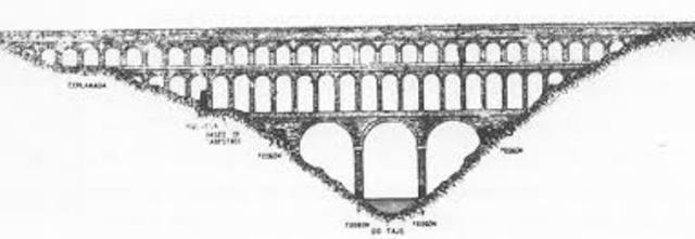 Acueducto romano ( revolucionaria para la época antigua)