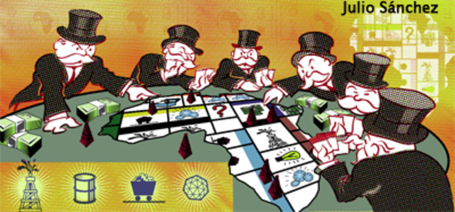 Repartición de las colonias Africanas