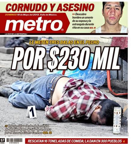 Se lanzan en el D.F. "El metro" y "El extra" en formato tabloide.