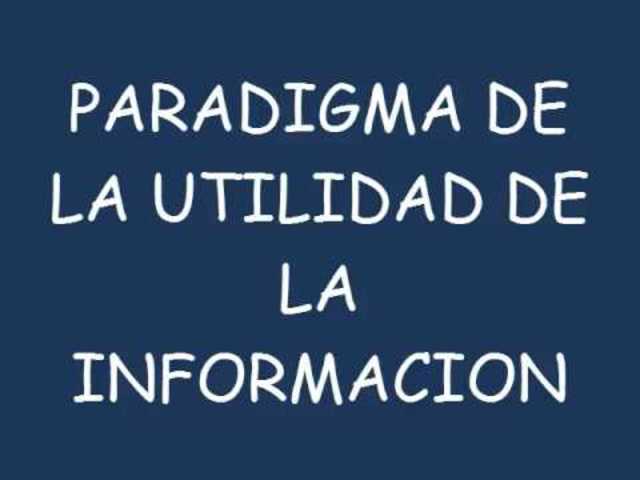 Escuelas de Utilidad de la Información