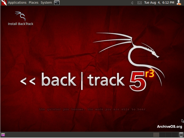 Fin de BackTRack