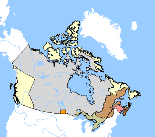 Provinces, Territories and British Possessions