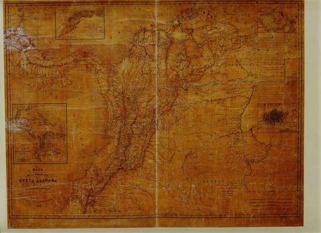 Mapa de Joaquin Acosta (1847)