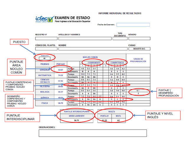 Exámenes Obligatorios