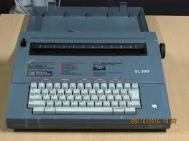 maquina de escribir electrica