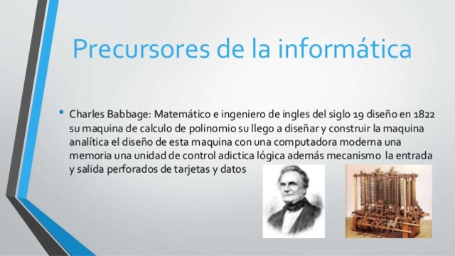 MAQUINA ANALITICA CHARLES BABBAGE