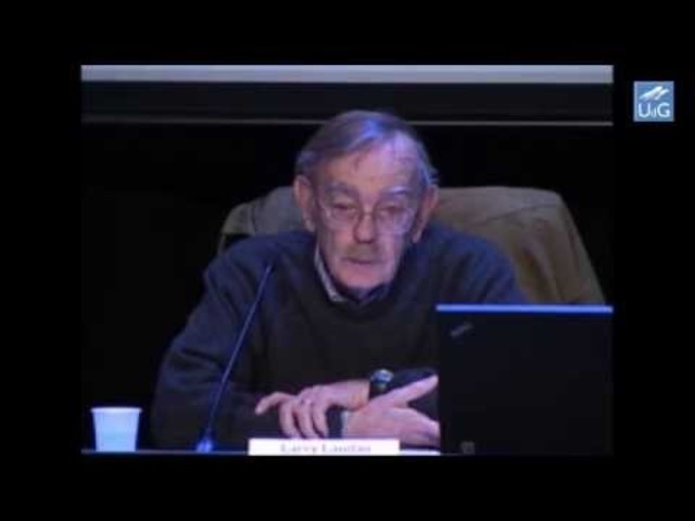 Larry Laudan (modelo dinámico de cambio científico = solución de problemas)