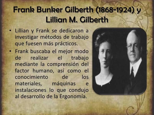 FRANK B. GILBERTH (1868-1824) ING. NORTEAMERICANO