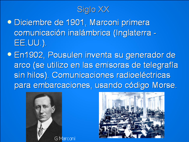 primera comunicación inalámbrica