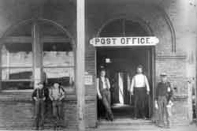 Desarrollo del primer sistema nacional de correo