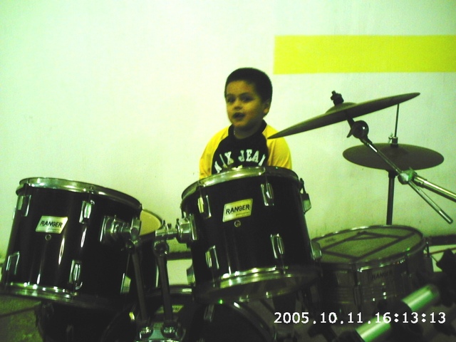 Toqué batería en la iglesia