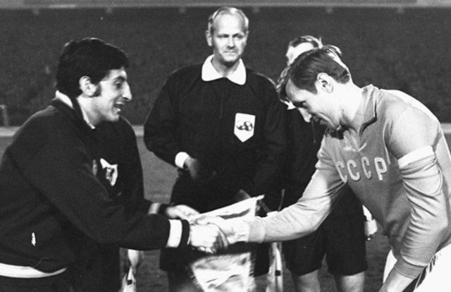 The first match of the USSR national team