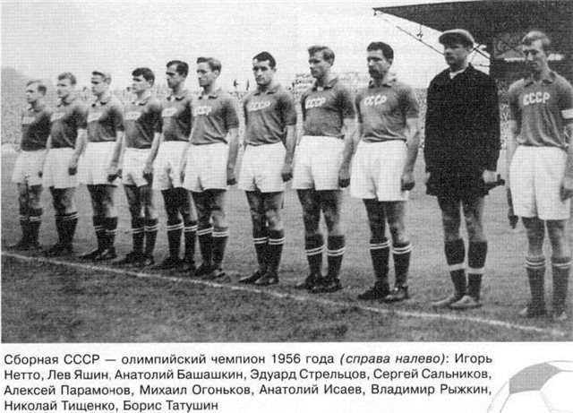 The USSR national team became a winner of the Olympic Games in Melbourne