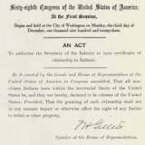 American Indian Citizenship Act