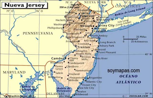 Nueva Jersey primer estado en facilitar el Derecho Empresarial (Año 1896)