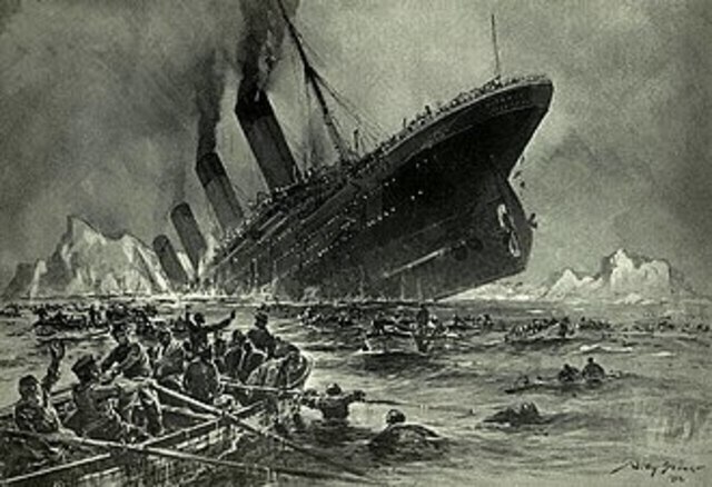 Hundimiento del RMS Titanic.