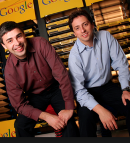 Serguéi Brin Larry Page 1998