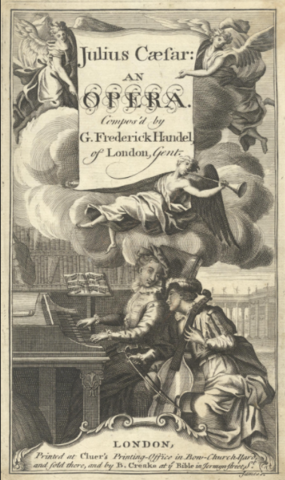 Julio César en Egipto (1724)