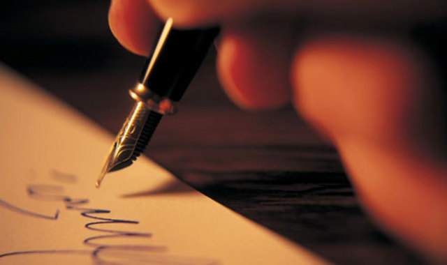 Inici de l'escriptura