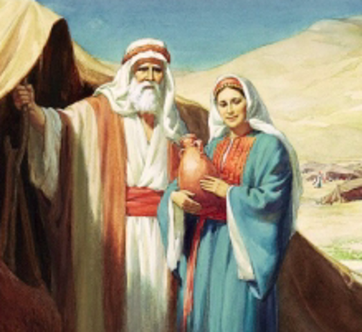 Abraham and Sarah arrive in Canaan.