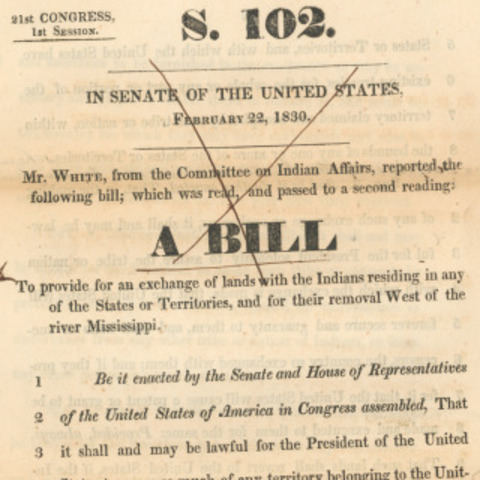 The Indian Removal Act