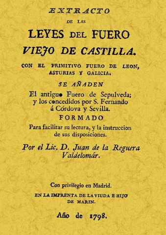 Fuero de viejo de Castilla