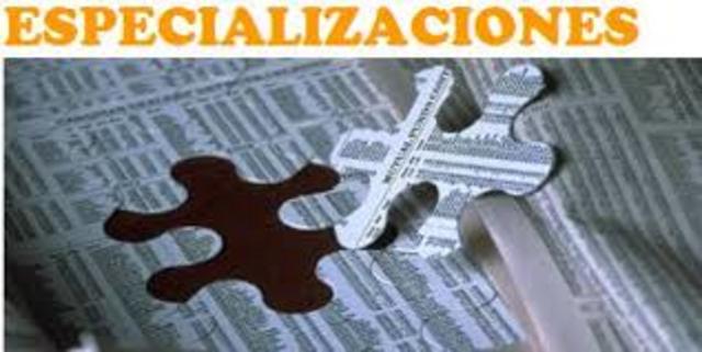 Buscare una especialización