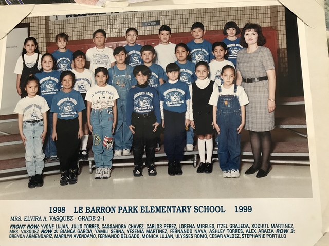 My second grade class In the U.S.
