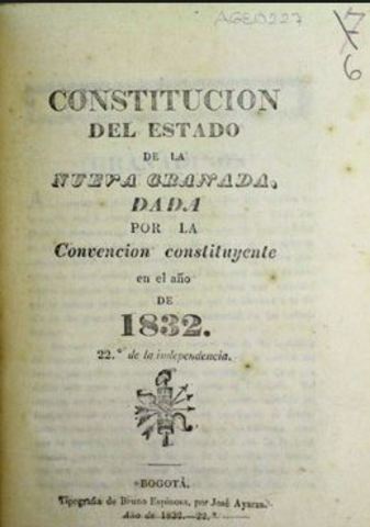 Constitución del Estado de Nueva Granada