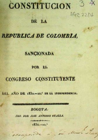 Constitución Política de la República de Colombia