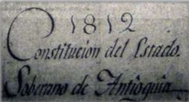 Las Constituciones de Antioquia, primera