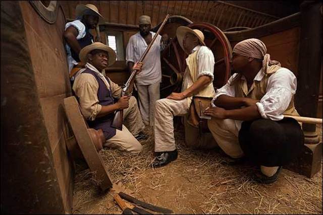 Rebellion by slaves in Williamsburg, Virginia