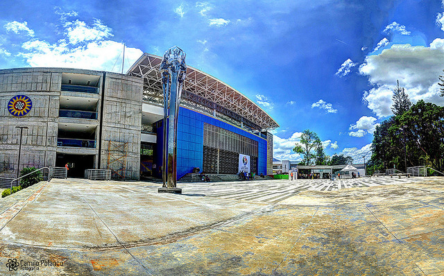 Inaguración del nuevo coliseo Sol de aquino