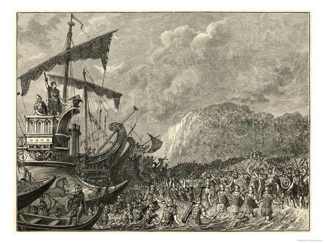 Roman invasion of Britain by Julius Caesar