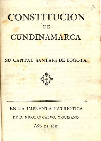 Constitución de cundinamarca