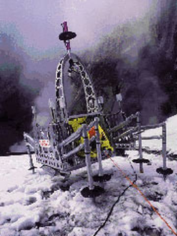 Robot explores Antarctica's Mount Erebus volcano