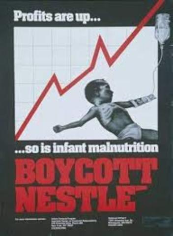 Nestlé Boycott is born