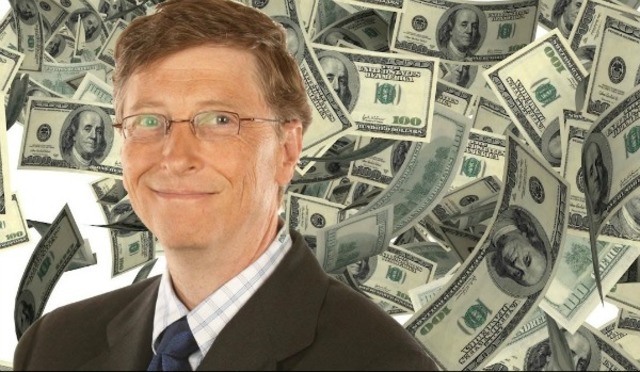 Gates se hizo millonario