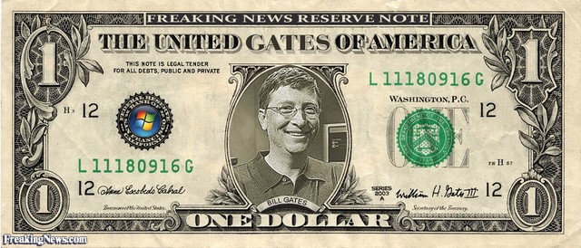 Gates se hizo millonario