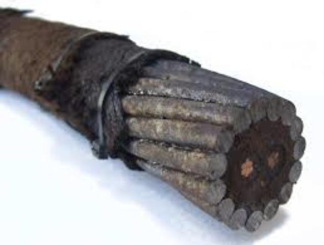 First Submarine Fiber Cable