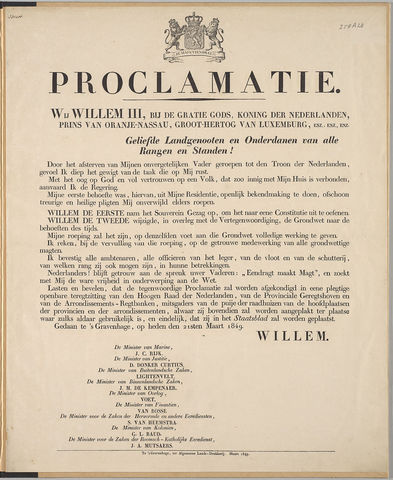 proclamation