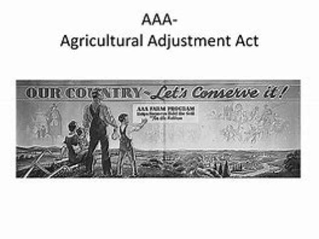 The Adjustment Act (AAA)