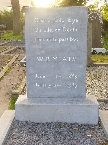 William Butler Yeats' death