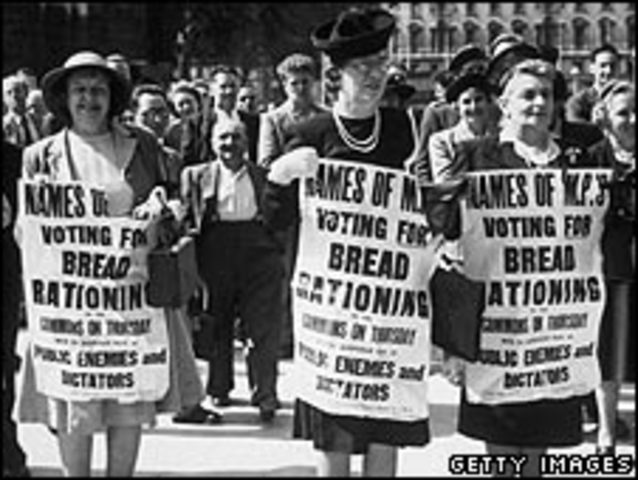 January 8, 1940 - Rationing begins in UK